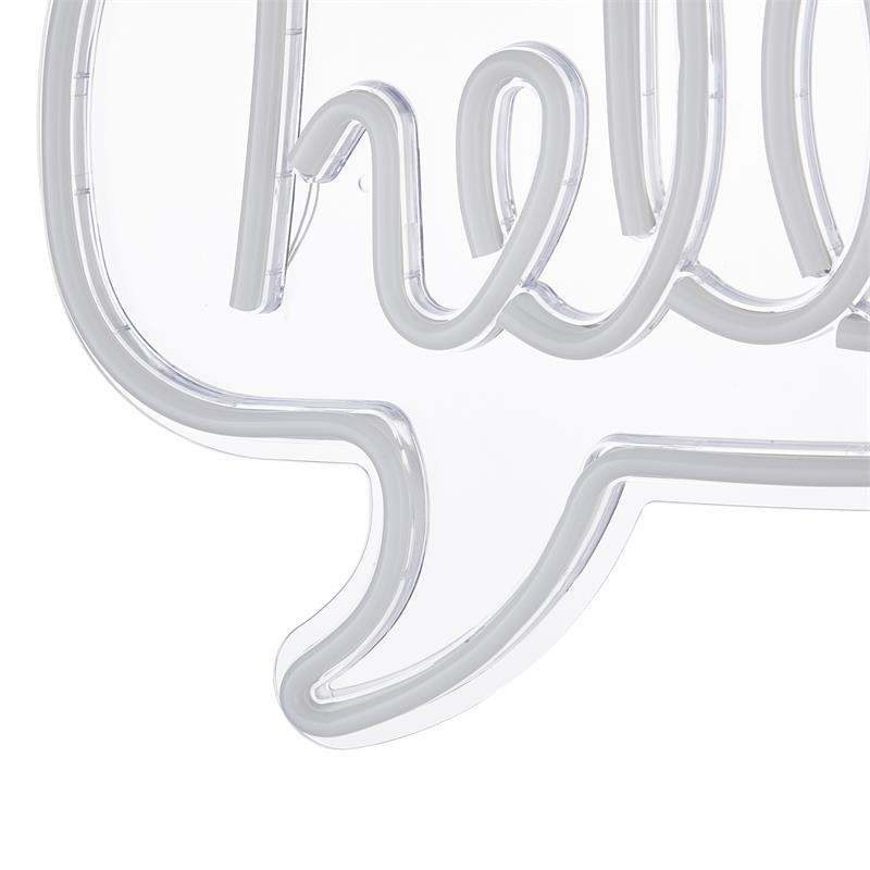 Posh Living Brynnlee Hello Neon Sign USB Powered
