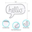 Posh Living Brynnlee Hello Neon Sign USB Powered
