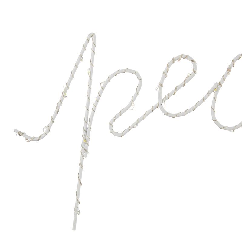 Posh Living Elyana Peace Multicolor LED Sign Battery-Powered