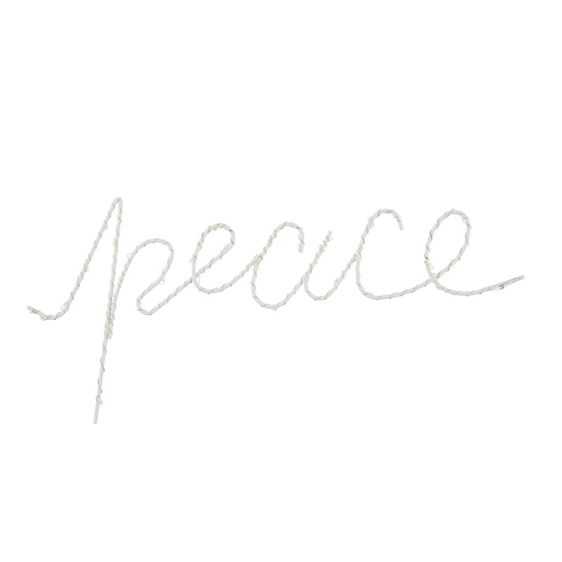 Posh Living Elyana Peace Multicolor LED Sign Battery-Powered