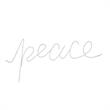 Posh Living Elyana Peace Multicolor LED Sign Battery-Powered