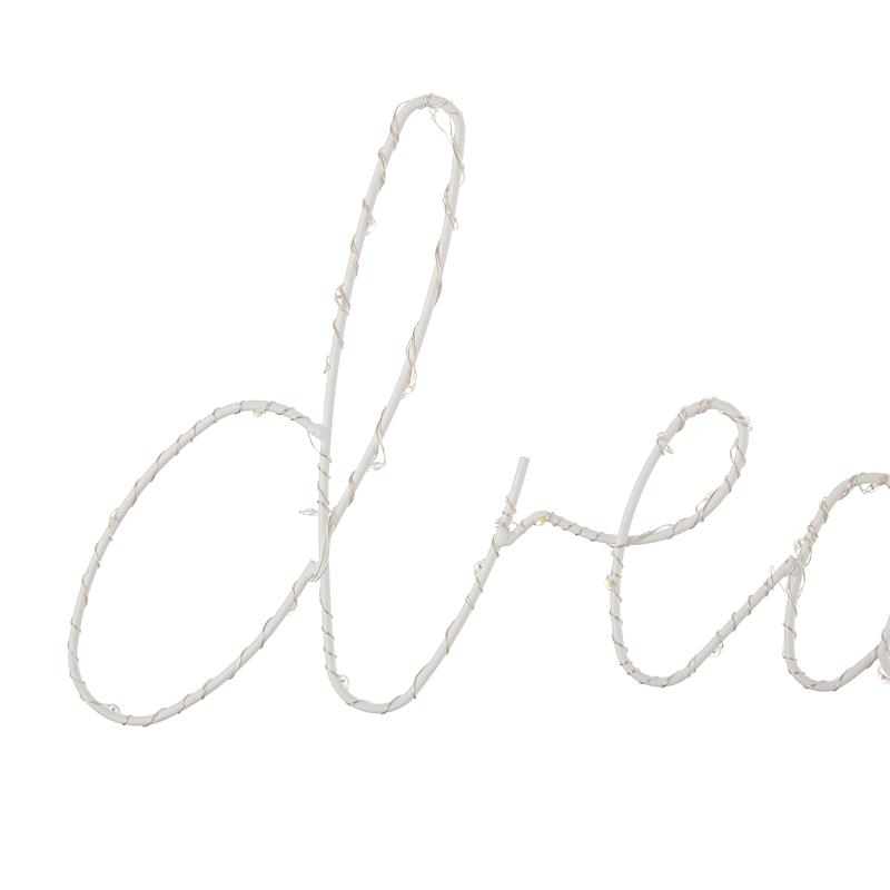 Posh Living Janyla Dream Multicolor LED Sign Battery-Powered