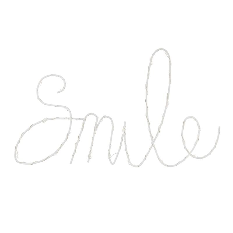 Posh Living Kynzlee Smile Multicolor LED Sign Battery-Powered