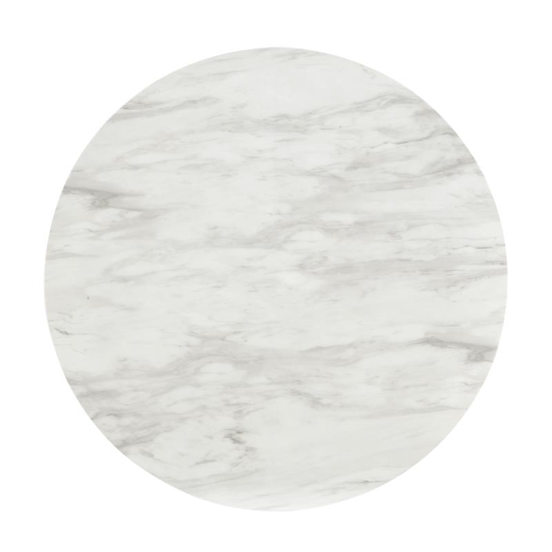 Posh Living Leylani Dining Table White/Gold