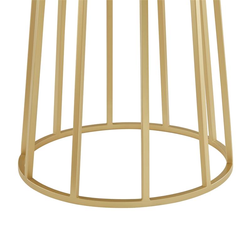 Posh Living Leylani Dining Table White/Gold
