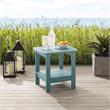 Posh Living Clive Outdoor Side Table Aqua