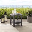 Posh Living Clive Outdoor Side Table Black