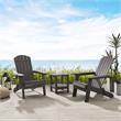 Posh Living Clive Outdoor Side Table Black
