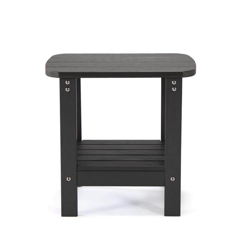 Posh Living Clive Outdoor Side Table Black
