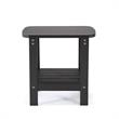 Posh Living Clive Outdoor Side Table Black