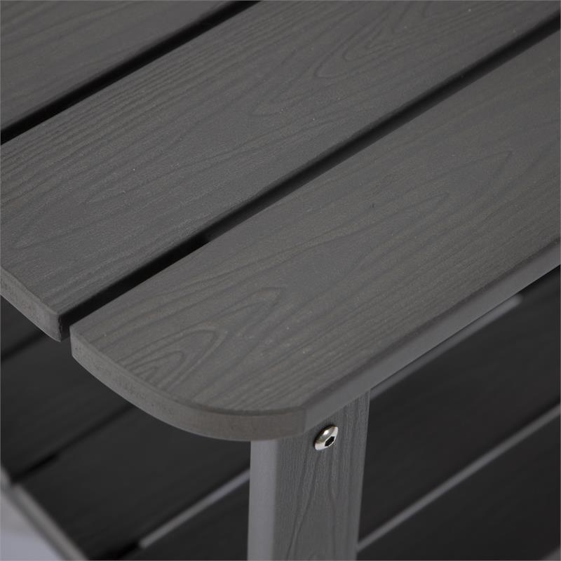 Posh Living Clive Outdoor Side Table Black