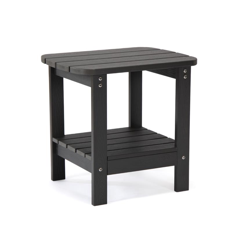 Posh Living Clive Outdoor Side Table Black