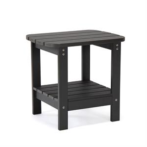 posh living clive outdoor side table black