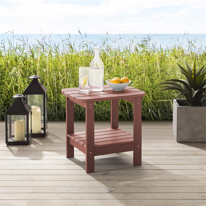 Posh Living Clive Outdoor Side Table Brick