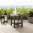 Posh Living Clive Outdoor Side Table Chocolate