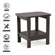 Posh Living Clive Outdoor Side Table Chocolate