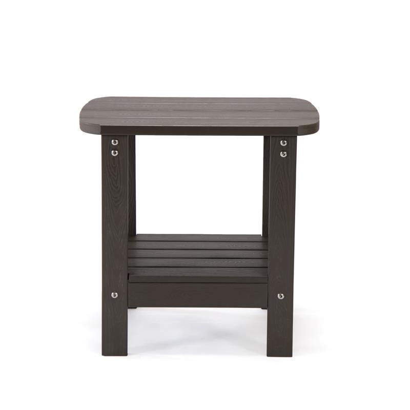 Posh Living Clive Outdoor Side Table Chocolate