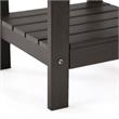 Posh Living Clive Outdoor Side Table Chocolate
