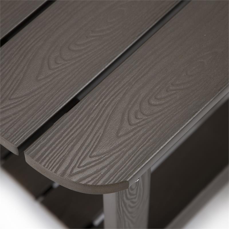 Posh Living Clive Outdoor Side Table Chocolate