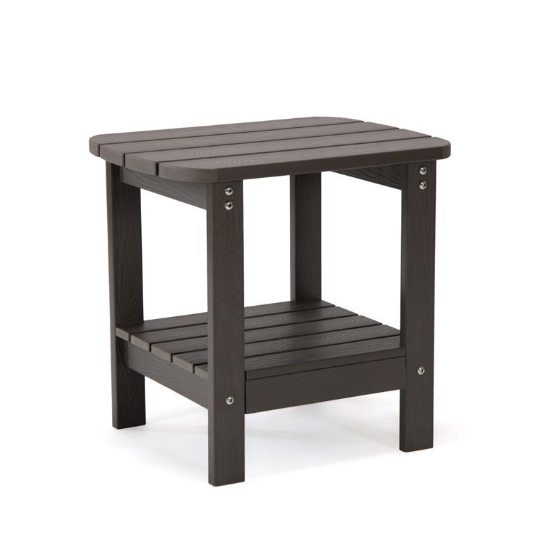 Posh Living Clive Outdoor Side Table Chocolate