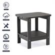 Posh Living Clive Outdoor Side Table Charcoal Grey