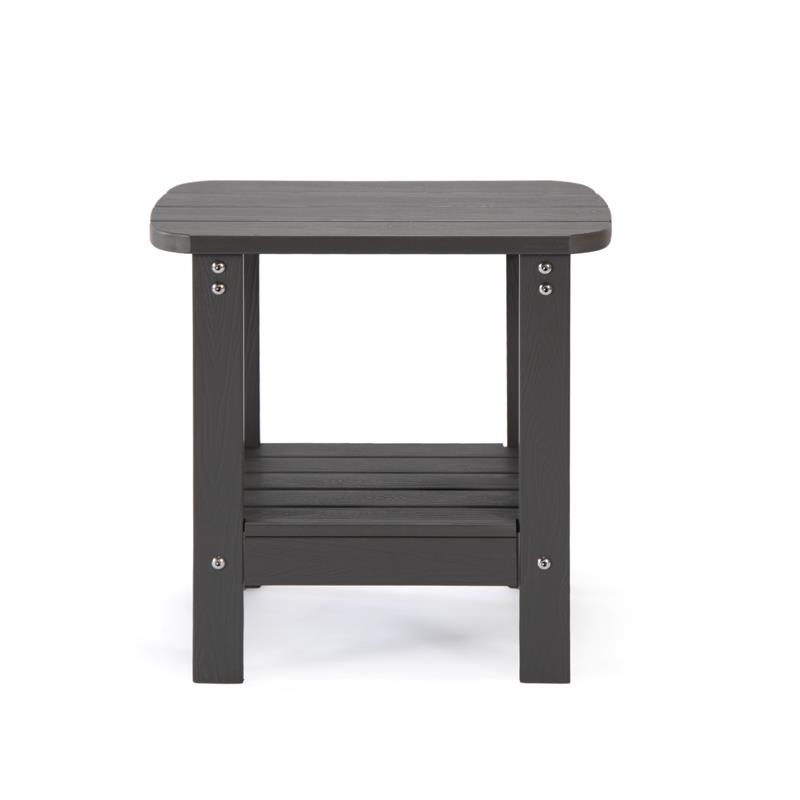 Posh Living Clive Outdoor Side Table Charcoal Grey
