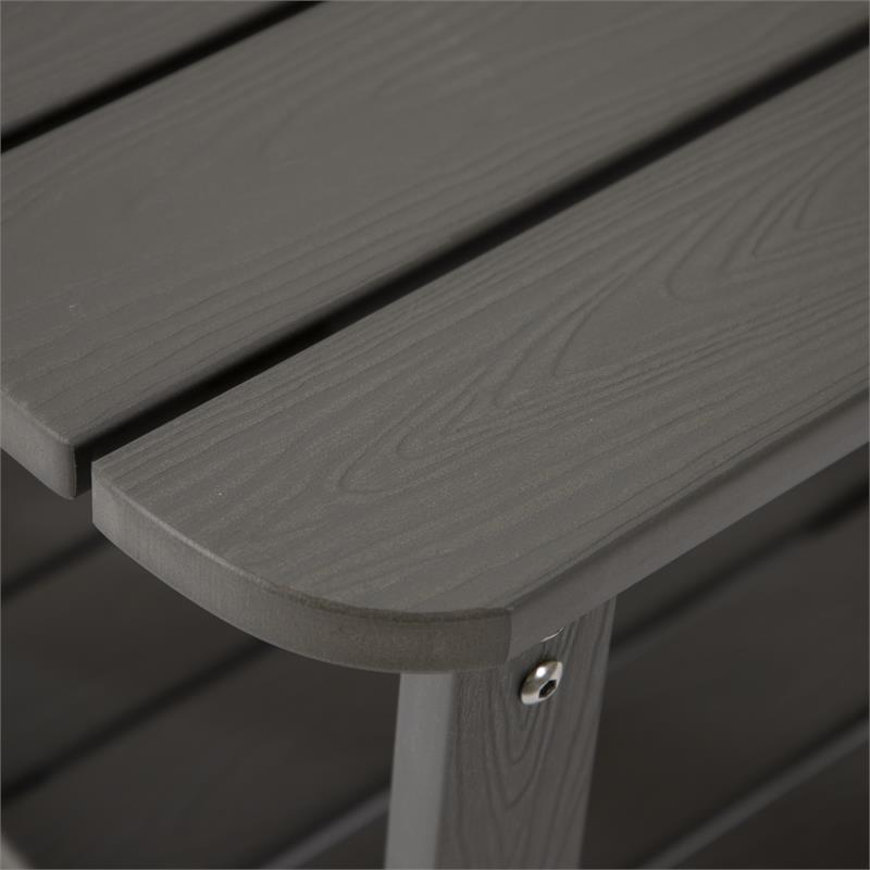 Posh Living Clive Outdoor Side Table Charcoal Grey