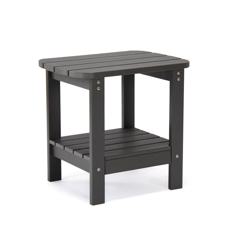 Posh Living Clive Outdoor Side Table Charcoal Grey