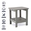 Posh Living Clive Outdoor Side Table Light Grey