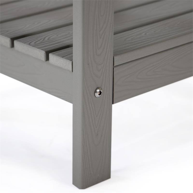 Posh Living Clive Outdoor Side Table Light Grey