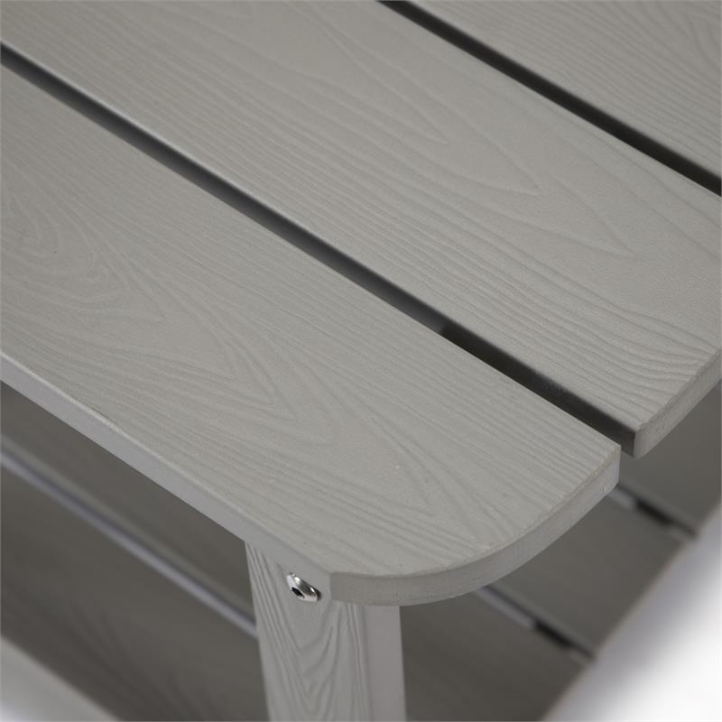 Posh Living Clive Outdoor Side Table Light Grey