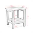 Posh Living Clive Outdoor Side Table Light Grey