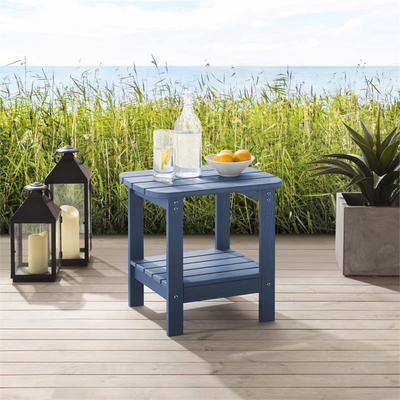 Posh Living Clive Outdoor Side Table Navy