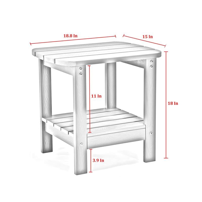 Posh Living Clive Outdoor Side Table Teal