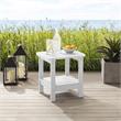 Posh Living Clive Outdoor Side Table White