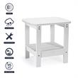 Posh Living Clive Outdoor Side Table White