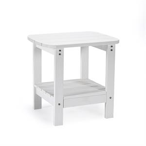 posh living clive outdoor side table white