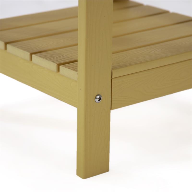 Posh Living Clive Outdoor Side Table Yelow