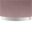 Posh Living Kenzleigh Velvet Accent Chair Blush/Chrome