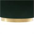 Posh Living Kenzleigh Velvet Accent Chair Hunter Green/Gold