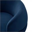 Posh Living Kenzleigh Velvet Accent Chair Navy/Gold