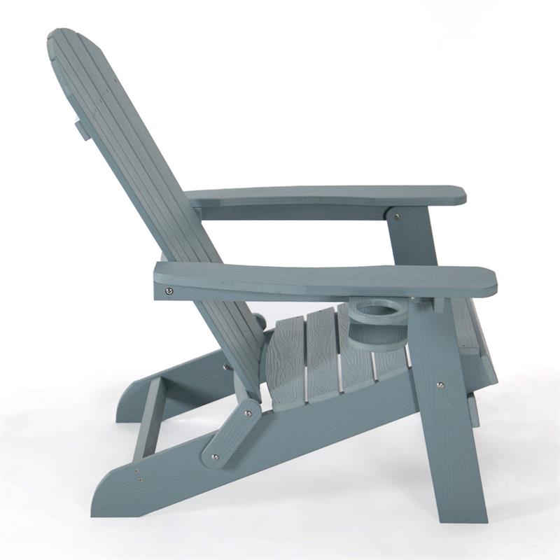 Posh Living Zayna Outdoor Adirondack Chair Aqua
