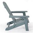 Posh Living Zayna Outdoor Adirondack Chair Aqua