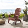 Posh Living Zayna Outdoor Adirondack Chair Brick