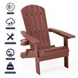Posh Living Zayna Outdoor Adirondack Chair Brick