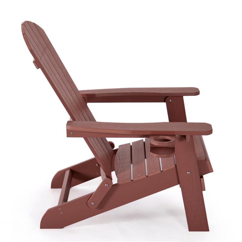 Posh Living Zayna Outdoor Adirondack Chair Brick