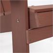 Posh Living Zayna Outdoor Adirondack Chair Brick