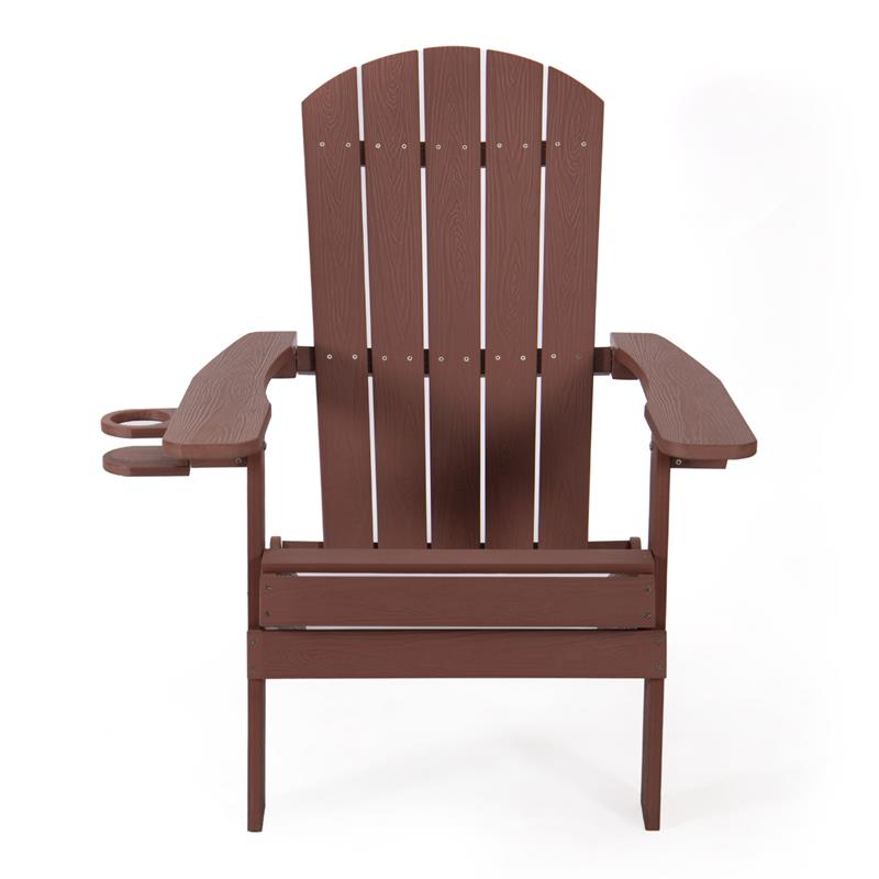 Posh Living Zayna Outdoor Adirondack Chair Brick