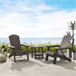 Posh Living Zayna Outdoor Adirondack Chair Chocolate