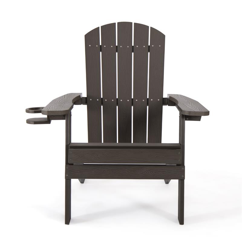 Posh Living Zayna Outdoor Adirondack Chair Chocolate